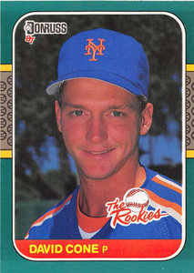 1987 Donruss Rookies #35 David Cone NM-MT New York Mets 