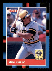 1988 Donruss #267 Mike Diaz NM-MT Pittsburgh Pirates 