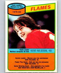 1980-81 O-Pee-Chee #106 Kent Nilsson TL VG Calgary Flames 