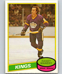 1980-81 O-Pee-Chee #342 Randy Manery VG Los Angeles Kings 