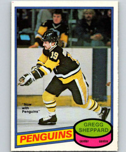 1980-81 O-Pee-Chee #325 Gregg Sheppard VG Pittsburgh Penguins 