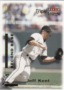 2001 Fleer Triple Crown #6 Jeff Kent NM-MT  San Francisco Giants 