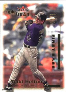 2001 Fleer Triple Crown #8 Todd Helton NM-MT  Colorado Rockies 