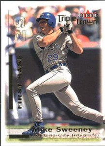 2001 Fleer Triple Crown #37 Mike Sweeney NM-MT  Kansas City Royals 