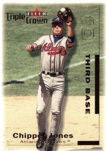 2001 Fleer Triple Crown #41 Chipper Jones NM-MT  Atlanta Braves 