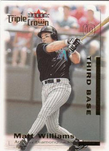 2001 Fleer Triple Crown #56 Matt Williams NM-MT  Arizona Diamondbacks 