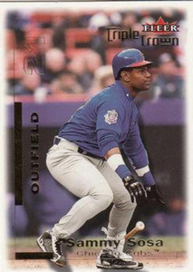 2001 Fleer Triple Crown #57 Sammy Sosa NM-MT  Chicago Cubs 