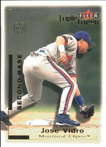2001 Fleer Triple Crown #63 Jose Vidro NM-MT  Montreal Expos 