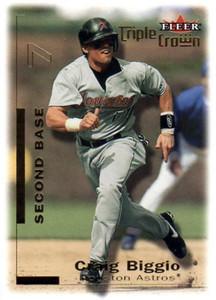 2001 Fleer Triple Crown #69 Craig Biggio NM-MT  Houston Astros 