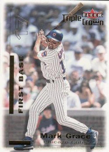 2001 Fleer Triple Crown #120 Mark Grace NM-MT  