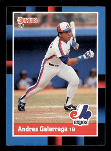 Andres Galarraga Montreal Expos Autographed 2001 Donruss