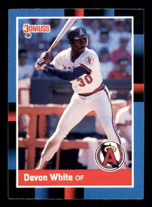 1988 Donruss #283 Devon White NM-MT California Angels 