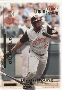 2001 Fleer Triple Crown #187 Dmitri Young NM-MT  Cincinnati Reds 