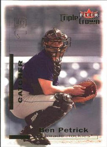 2001 Fleer Triple Crown #192 Ben Petrick NM-MT  Colorado Rockies 