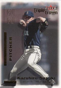 2001 Fleer Triple Crown #212 Kazuhiro Sasaki NM-MT  Seattle Mariners 