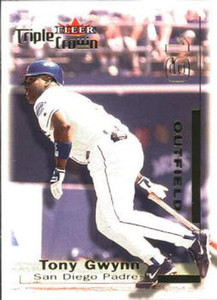 2001 Fleer Triple Crown #220 Tony Gwynn NM-MT  San Diego Padres 