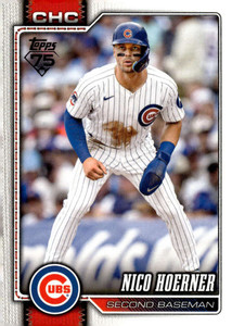 2026 Topps #5 Nico Hoerner NM-MT Chicago Cubs 