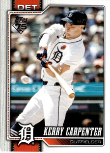 2026 Topps #61 Kerry Carpenter NM-MT Detroit Tigers 