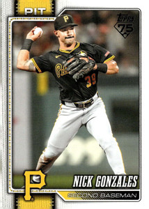2026 Topps #119 Nick Gonzales NM-MT Pittsburgh Pirates 