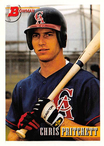 1993 Bowman #665 Chris Pritchett NM-MT  California Angels 
