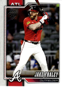 2026 Topps #323 Jake Fraley NM-MT Atlanta Braves 