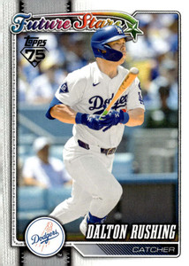 2026 Topps #103 Dalton Rushing Future Stars NM-MT Los Angeles Dodgers 