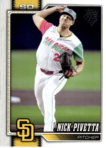 SOLD 187057 2026 Topps #9 Nick Pivetta NM-MT San Diego Padres 