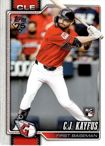 2026 Topps #35 C.J. Kayfus NM-MT RC Rookie Cleveland Guardians 