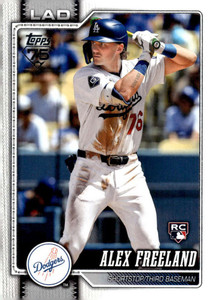 SOLD 187122 2026 Topps #74 Alex Freeland NM-MT RC Rookie Los Angeles Dodgers 