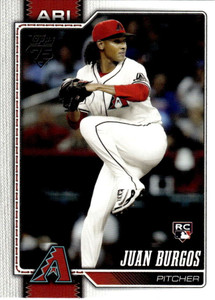 2026 Topps #102 Juan Burgos NM-MT RC Rookie Arizona Diamondbacks 