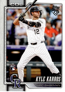 2026 Topps #334 Kyle Karros NM-MT RC Rookie Colorado Rockies 