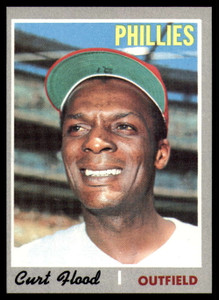 1970 Topps #360 Curt Flood UER VG Philadelphia Phillies 