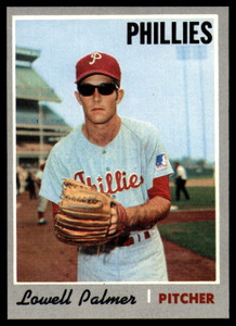 SOLD 138057 1970 Topps #252 Lowell Palmer VG RC Rookie Philadelphia Phillies 