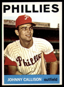 1964 Topps #135 Johnny Callison VG Philadelphia Phillies 
