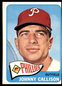 1965 Topps #310 Johnny Callison VG  Philadelphia Phillies 