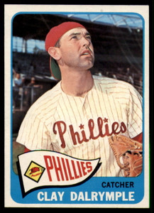 1965 Topps #372 Clay Dalrymple VG  Philadelphia Phillies 