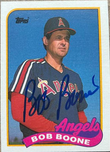 Bob Boone Autographed 1989 Topps #243