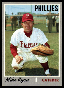 1970 Topps #591 Mike Ryan UER VG Philadelphia Phillies 