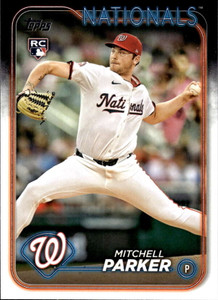 2024 Topps Update #US5 Mitchell Parker NM-MT  RC Rookie Washington Nationals 
