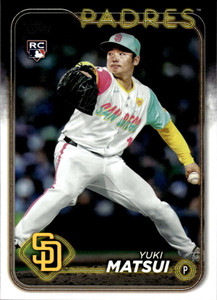 2024 Topps Update #US8 Yuki Matsui NM-MT  RC Rookie San Diego Padres 