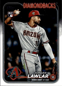 2024 Topps Update #US41 Jordan Lawlar NM-MT  Arizona Diamondbacks 