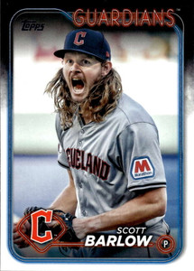 2024 Topps Update #US42 Scott Barlow NM-MT  Cleveland Guardians 