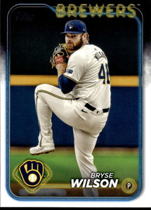 2024 Topps Update #US45 Bryse Wilson NM-MT  Milwaukee Brewers 