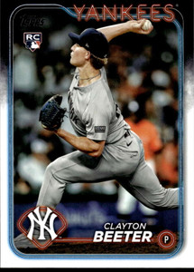 2024 Topps Update #US59 Clayton Beeter NM-MT  RC Rookie New York Yankees 
