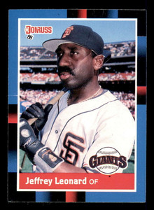 1988 Donruss #327 Jeffrey Leonard NM-MT San Francisco Giants 