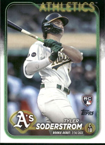 2024 Topps Update #US116 Tyler Soderstrom NM-MT  Oakland Athletics 