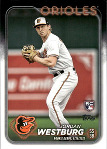 2024 Topps Update #US125 Jordan Westburg NM-MT  Baltimore Orioles 