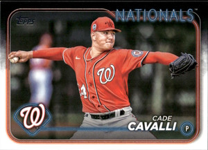 2024 Topps Update #US126 Cade Cavalli NM-MT  Washington Nationals 