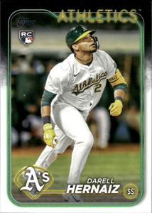 2024 Topps Update #US132 Darell Hernaiz NM-MT  RC Rookie Oakland Athletics 