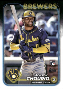 2024 Topps Update #US155 Jackson Chourio NM-MT  Milwaukee Brewers 